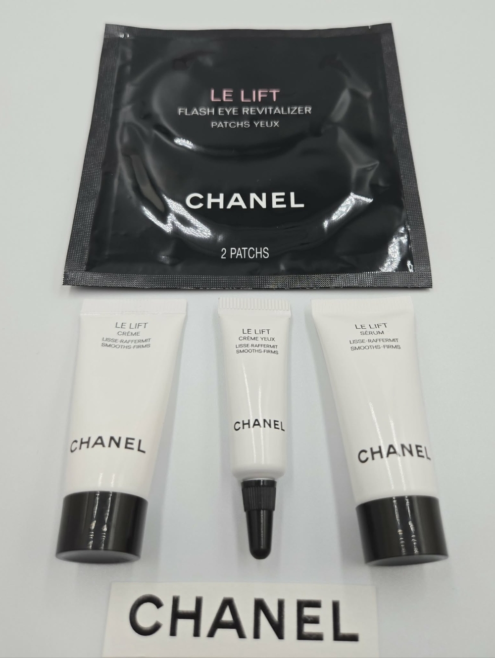 4XCHANEL LE LIFT BUNDLE: Eye Patches, Eye Cream, Face  Cream And Face  Serum New